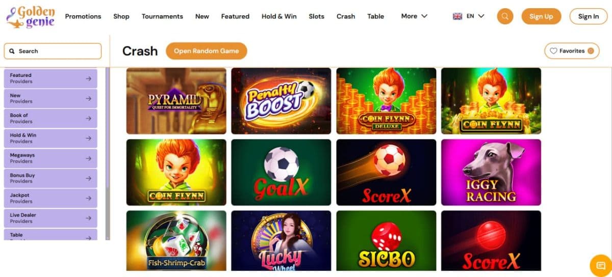 Golden Genie Casino — Megaways & Jackpot Slots image 3